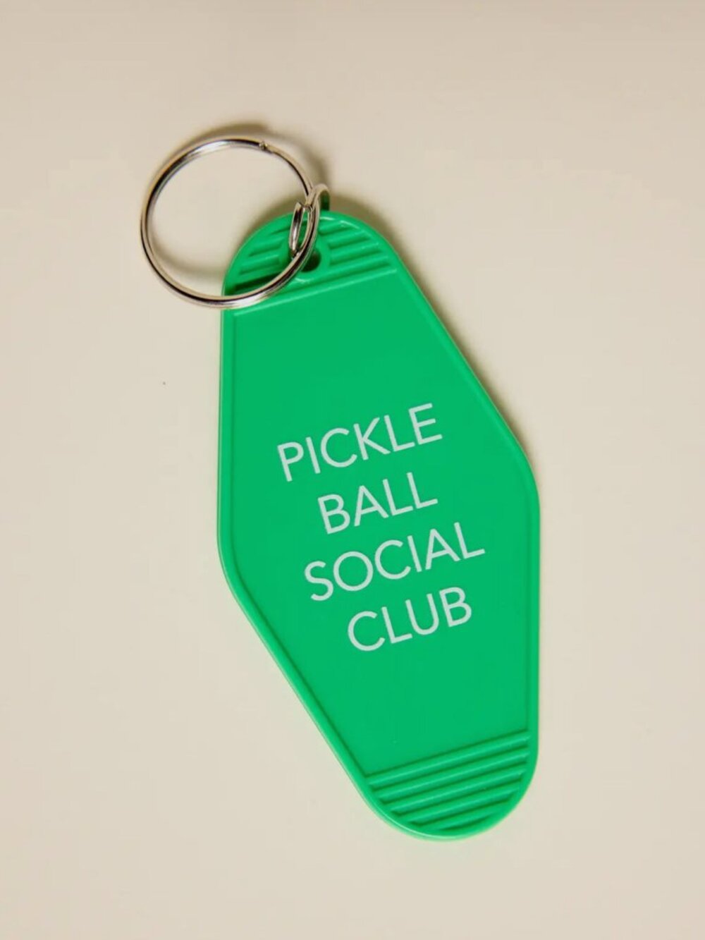 Clubhouse Pickle Ball Keychain
